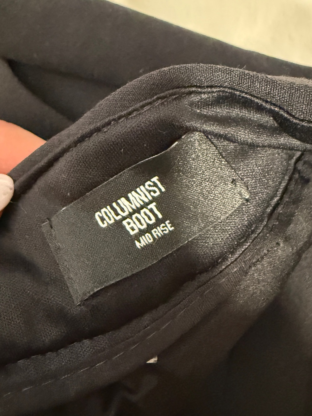 Express Columnist Bootcut Mid Rise Size 2R - Picture 3 of 5